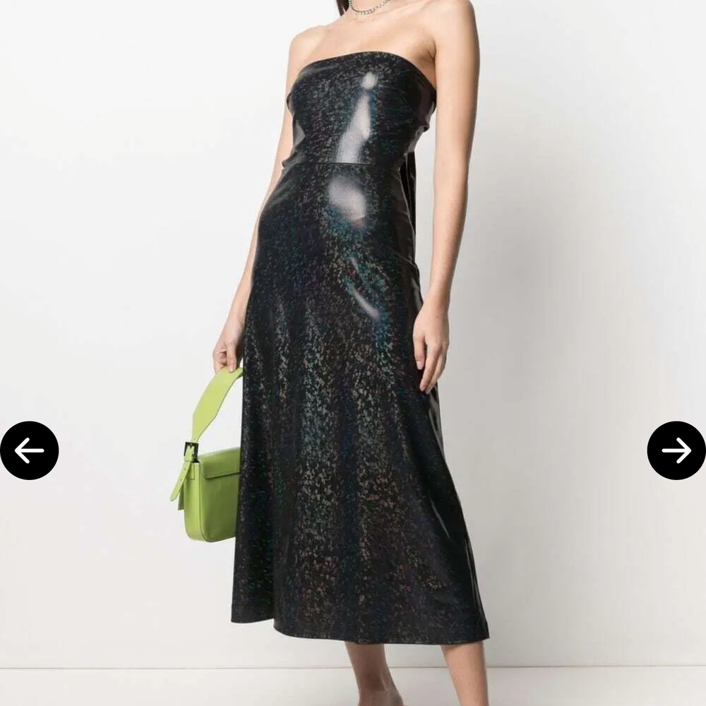 SAKS POTTS Vestido Jepska negro exclusivo de Saks Potts SSENSE SIZE 1